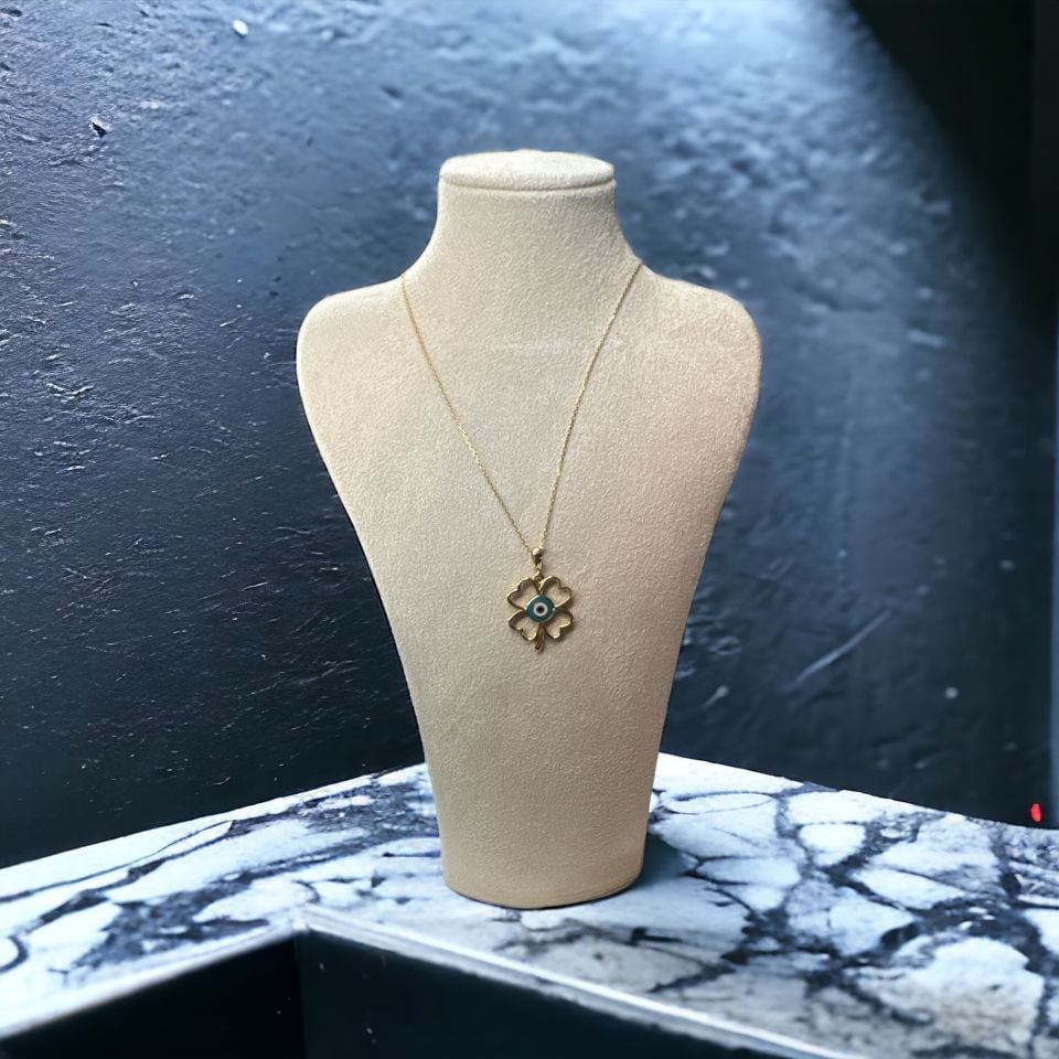 Yoncalı Gözlü Kolye