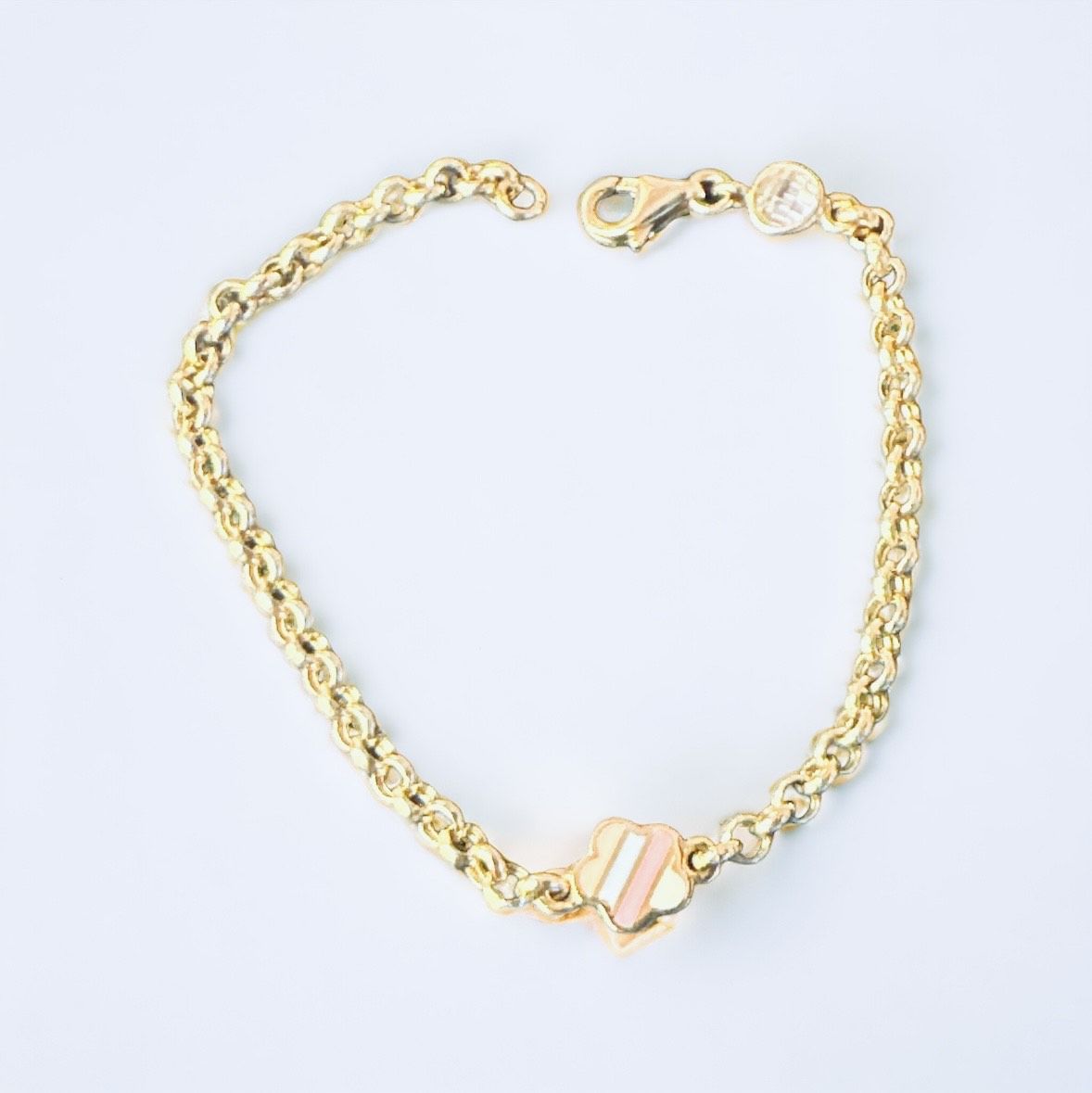 Minimal Çiçek Çocuk Künyesi