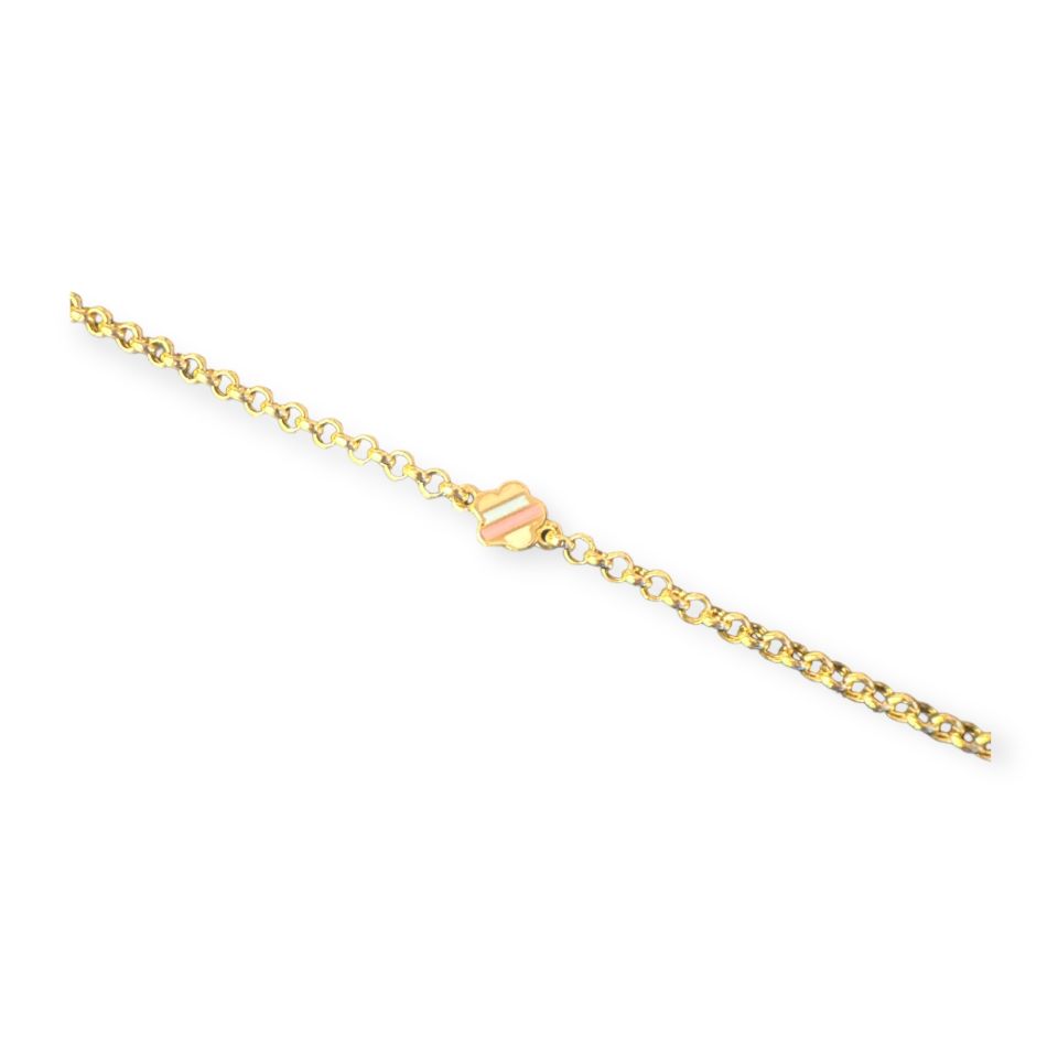 Minimal Çiçek Çocuk Künyesi