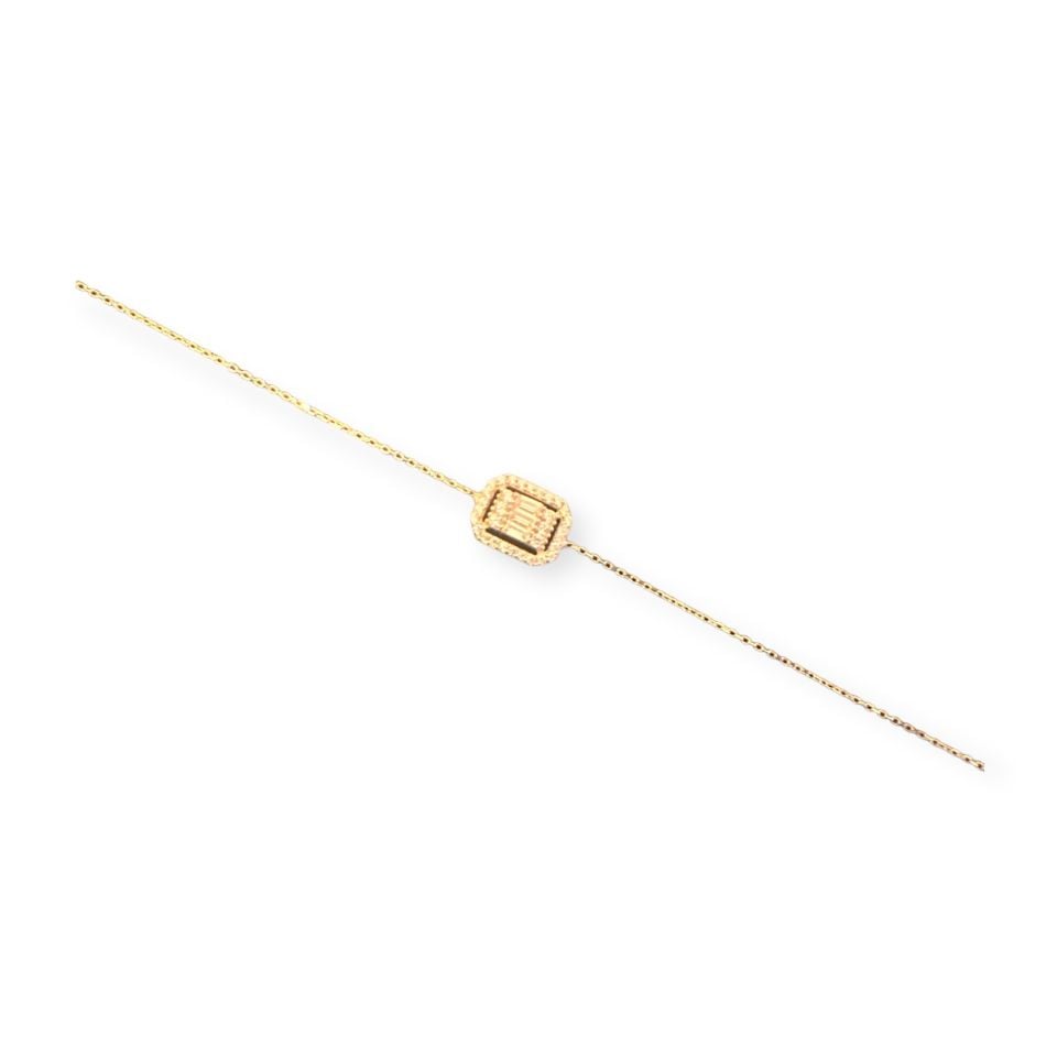 Baget Taşlı İnce Bileklik