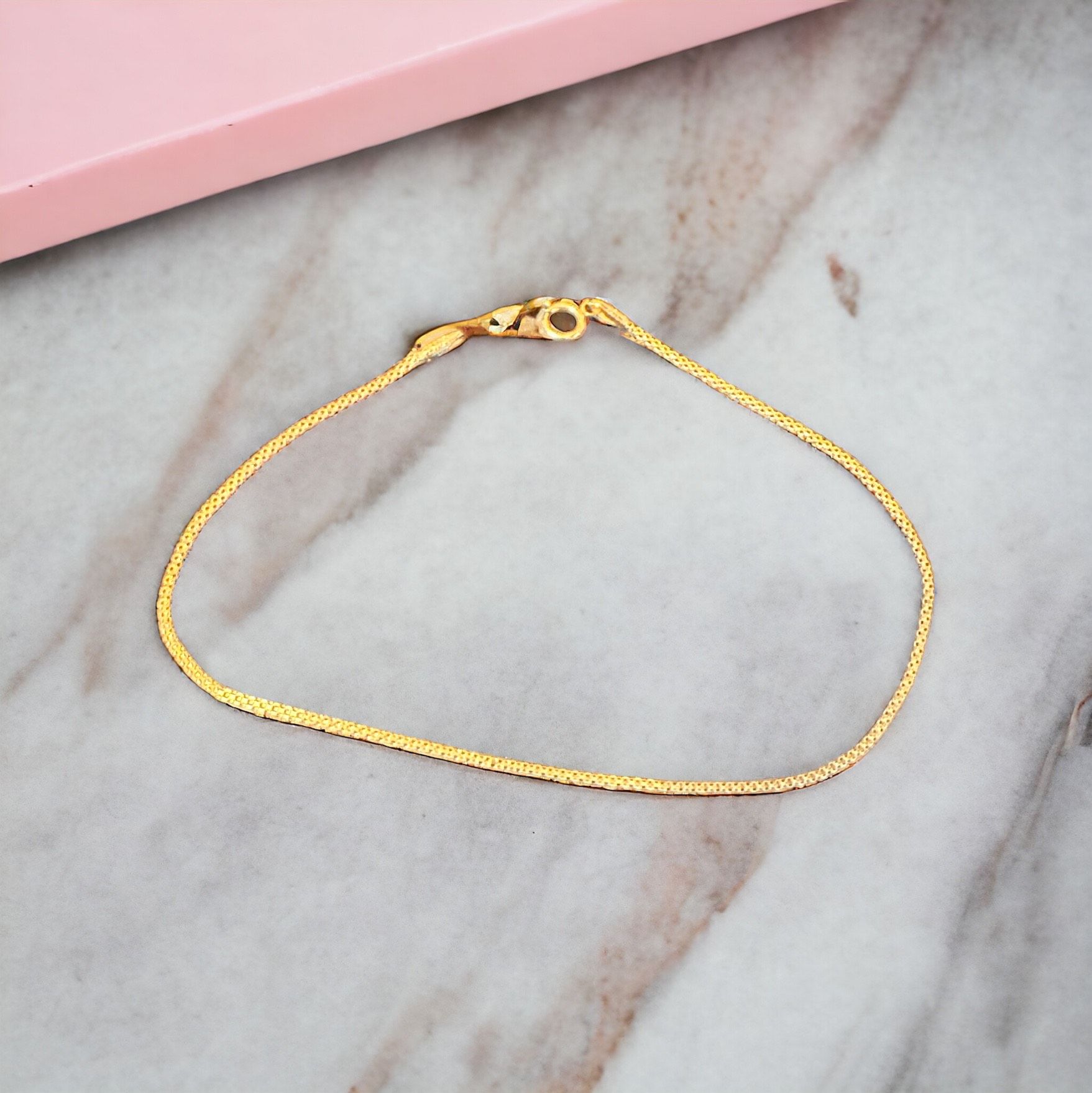 Minimal Sade İnce Bileklik