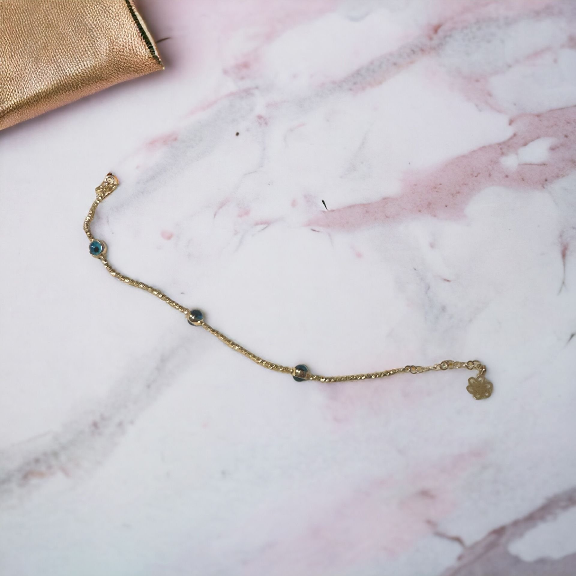 Dorikalı Göz Boncuklu Bileklik