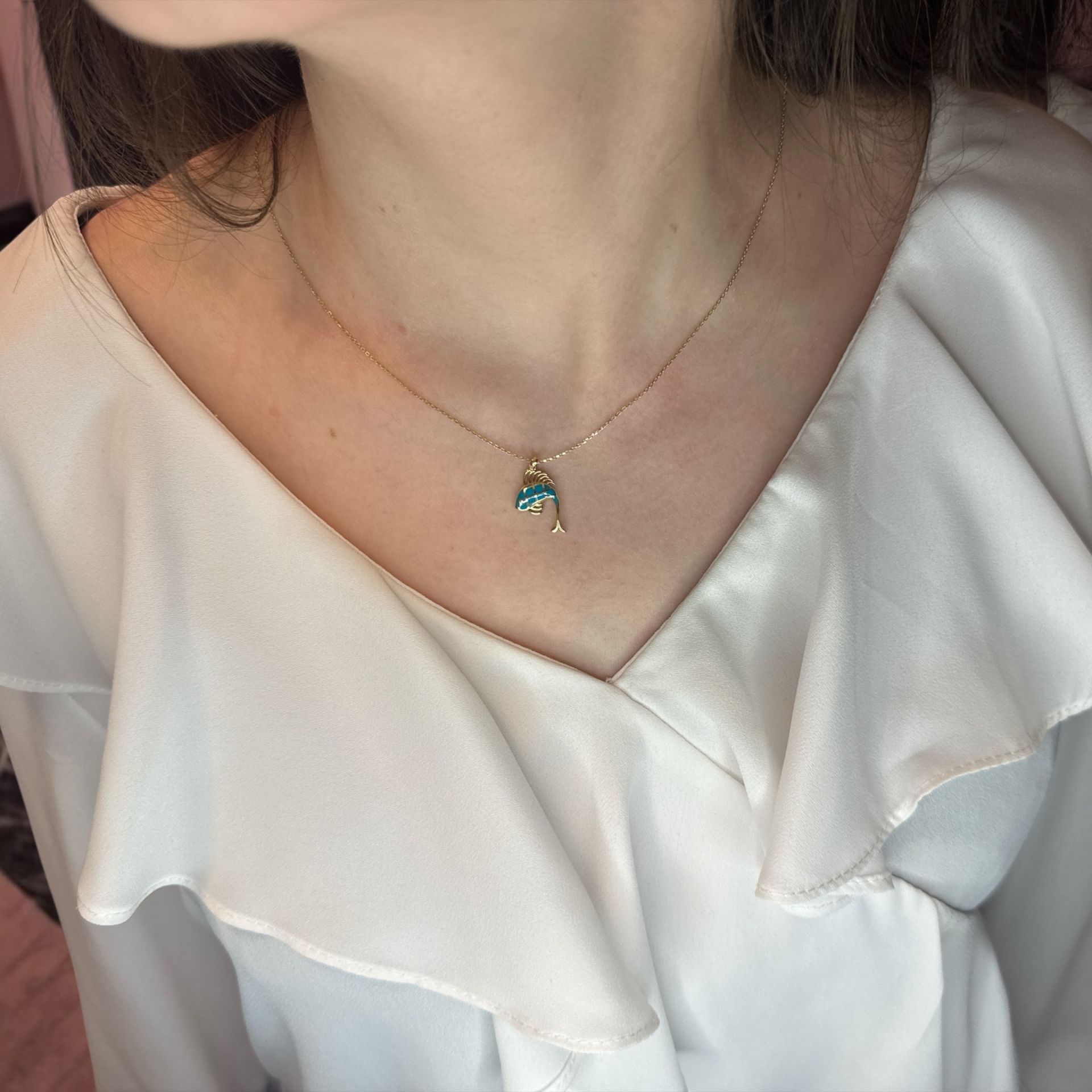 Balık Tasarım Kolye