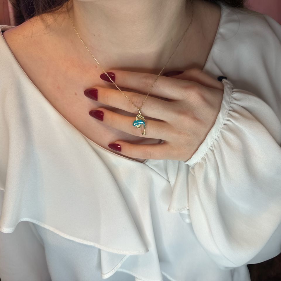 Balık Tasarım Kolye